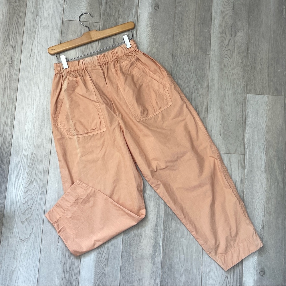 A Shirt Thing Pants cotton straight leg womens Orange small contemporary casual